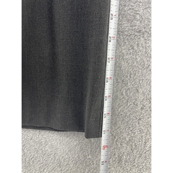 Ann Taylor Women's Pants Devin Fit Solid Gray Size 8 Boot Cut - Picture 9 of 13